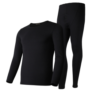 Lightweight Thermal Set of Both a Thermal <strong>Top</strong> and Thermal Bottom Made of a Poly-spandex Material Fabric - Product Image 6