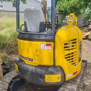 CE EPA Used Second-Hand 2 Ton Komatsu PC20 Mini Crawler Excavator with Cummins Engine Thumb Attachment Quick Coupler Breaker - Product Image 2
