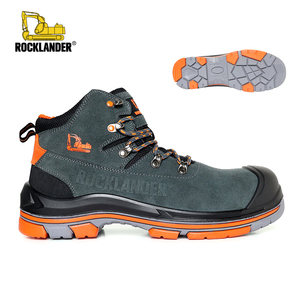 Rocklander <span class=keywords><strong>Botas</strong></span> de Seguridad S1P Transpirables, Antiaplastamiento, Antideslizantes y Ligeras para Trabajo en Fábrica y Obras de Construcción - Product Image 1