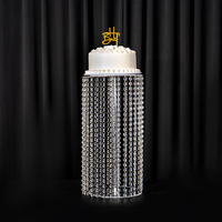 Ensemble de supports à gâteaux en acrylique de luxe pour Noël et mariage, vente en gros, très demandés