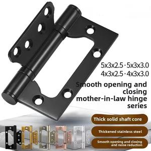 Stainless Steel Silent Bearing <b>Hinges</b> for Bedroom Wooden <b>Doors</b> Thickened No-Slot Installation Soft Closing <b>Window</b> Living Room - Product Image 5