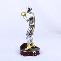 Figurine de boxe en résine synthétique, série sportive, décoration créative pour salon, bureau, maison, cadeau d'affaires, trophée, vente en gros