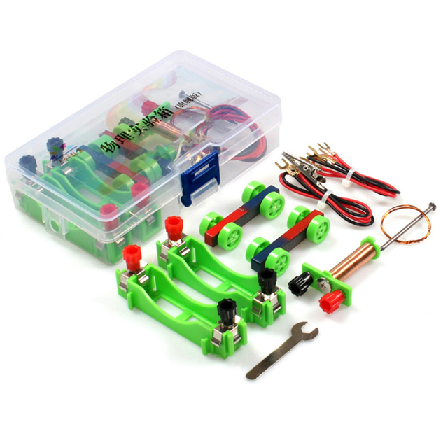 Children Educational Physics Kit Kids Circuit Electricity Magnetism Learning Toy Enhancing Hands-on Ability Experiment Teaching