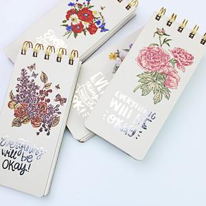 Carnet à spirales minimaliste de style InS à feuillets retournés vers le haut, 100 feuilles, mini, portable, de poche, pour étudiants, dessin, vente en gros d'usine - Product Image 2