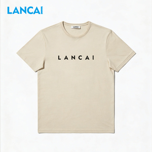 ผู้ผลิตเสื้อยืดคุณภาพสูง Lancai ผู้จัดจำหน่ายเสื้อยืดขายส่งจำนวนมาก รับผลิตเสื้อยืดแบรนด์ของคุณเองตามสั่ง - Product Image 1