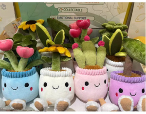 Adorable Planta de Tulipán en Maceta de Peluche de 15 cm, Relleno de Algodón 3D, Suave, Alivia el Estrés, Decoración de Escritorio, Juguete, Regalo para el Día de San Valentín - Product Image 6