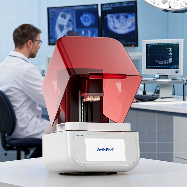 Smile Find 405 Light Source Lab Lcd Dlp 8k Creality 14k Lcd High-Accuracy Crown Mold Printer Resin Machine 3d Printer Dentistry