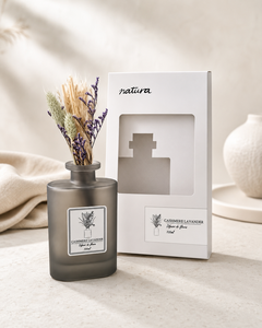 Customized Luxury Eco-friendly Glass <b>Reed</b> <b>Diffuser</b> Set Alcohol Free BPA Free Rattan Aroma Dried Flowers 200ml - Product Image 2