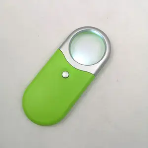Batterie betriebene kunden spezifische ABS-Material-Glas-LED-Lupe mit Licht lampe