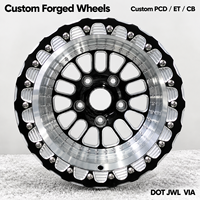 Jantes forgées GW 15x10 15x12 15x13 17x4.5 pouces pour Drag Racing, à déport profond, en alliage 6061-T6, entraxes 5x114.3 6x135 6x139.7