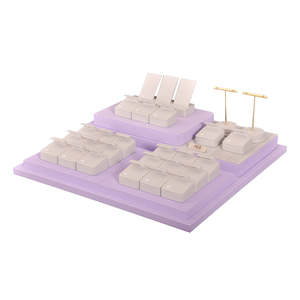 Expositor de Joyería al por Mayor, Expositor Personalizado para Pulseras, Collares, Anillos y Pendientes, Juego de Expositores para Joyería - Product Image 4