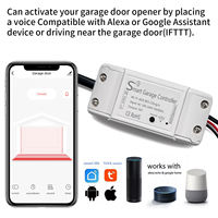 Interruptor WiFi Inteligente, Control Remoto para Abridor de Puerta de Garaje, Compatible con Alexa y Google Home