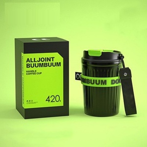Mug de voyage isotherme en acier inoxydable à double paroi 430 ml avec logo personnalisé - Product Image 1