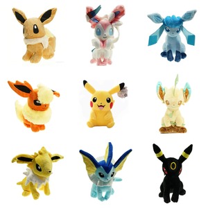 Vente en gros d'usine, 9 styles, 30 cm, pour Eeveelution, jouets en peluche rembourrés en coton PP, Espeon, Umbreon, Flareon, Eevee, Sylveon, anime - Product Image 1