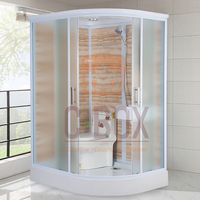 Ensemble d'accessoires de salle de bain de luxe Cbox Installation portable Salle de bain tout-en-un avec douche préfabriquée