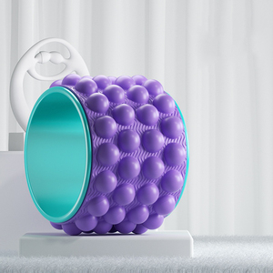 Rueda de <span class=keywords><strong>Yoga</strong></span> para Estiramiento de Espalda, Rodillo de Espuma para <span class=keywords><strong>Principiantes</strong></span>, Material EVA y ABS, Masaje de Tejido Profundo, Equipo de Fitness para Uso Doméstico - Product Image 1