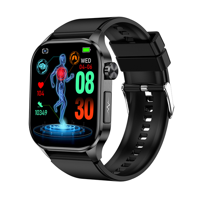 ET580 Smart Watch-Sleep Activity Tracker Heart Rate Tracker Calendar Magnetic Buckle Remote Control Silicone Band IP68