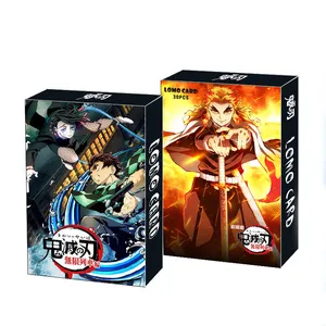 Seltene Ausgabe Lomo Card Dämonen töter Kimetsu no Yaiba Animations karte Geschenk postkarte Cartoon Card Tanjiro Nezuko Papier