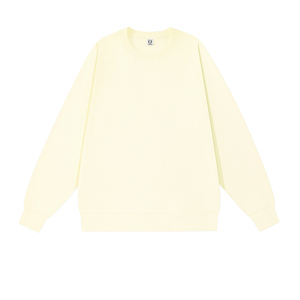 เสื้อสเวตเชิ้ตคอกลมแขนยาวผ้าฝ้าย พิมพ์โลโก้ตามสั่ง ชุดทำงาน ชุดทีม เสื้อฮู้ดคอกลมแบบยูนิเซ็กซ์ ทรงโอเวอร์ไซส์ ผ้าหนา - Product Image 2