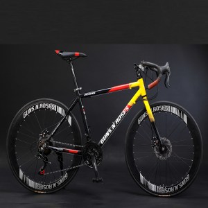 จักรยานกีฬาสำหรับผู้ชายโครงเหล็กคาร์บอนสูงจักรยานแข่ง700C - Product Image 3