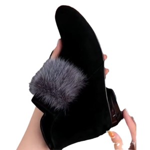 Botas Acolchadas Impermeables de Suela Suave para Otoño-Invierno, con Calefacción Eléctrica, Diseño Antideslizante, Tacones Bajos Modernos para Mujer - Product Image 3