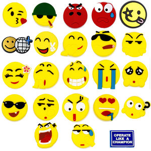 Nouvelle personnalisation émoticône pack chaussure breloque PVC souple pas cher dessin animé vente en gros sacs décorations sandales accessoires - Product Image 2