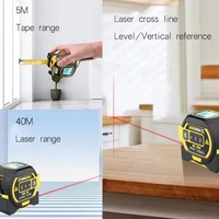 Télémètre laser industriel 3-en-1, instrument numérique pour mesurer la distance, la surface et le volume, ruban à mesurer laser haute précision
