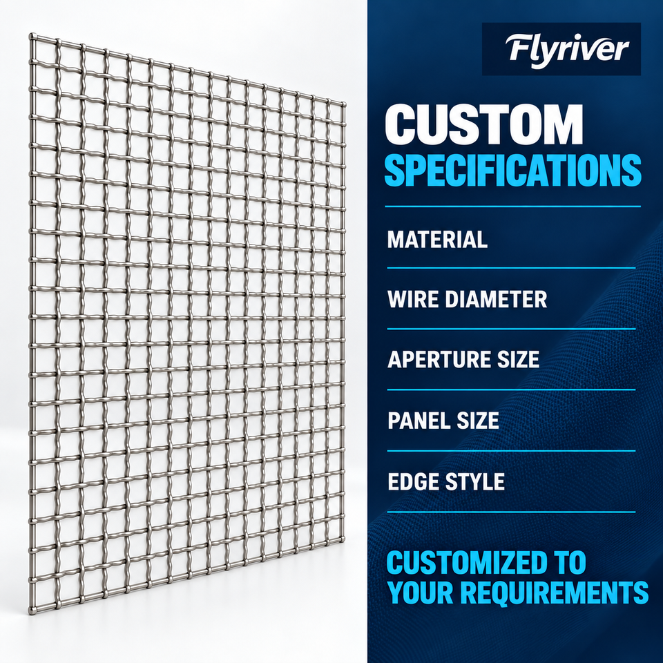 Fine Stainless Steel Crimped Wire Mesh Small Aperture Woven Screen for ...