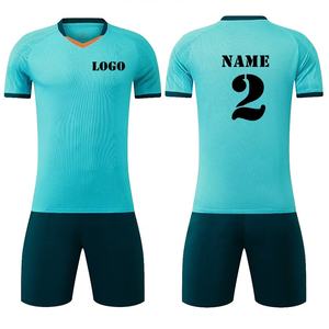 قميص كرة قدم جديد مخصص للنوادي بالجملة، شورت تدريب أبيض لفريق كرة القدم، قمصان رجالية وللأطفال مع شعار شخصي - Product Image 2