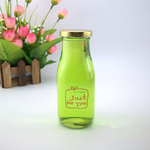 Botella de Vidrio para Leche de 330ml y 500ml, Botella de Vidrio para Té con Leche y Fruta, Venta al por Mayor con Tapa - Product Image 3