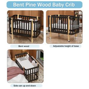 Cunas de <span class=keywords><strong>Madera</strong></span> para Bebés Recién Nacidos, Seguras para Dormir, Modelo 2026 - Product Image 3