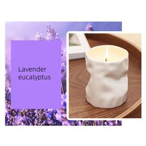 Bougie en cire de soja artisanale personnalisée en céramique, aromathérapie, 100% biologique, boîte cadeau de mariage, ornement moderne pour salon et chambre à coucher - Product Image 6
