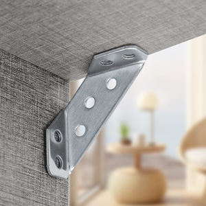 फोटो फ्रेम ब्रैकेट धातु जस्ता प्लेटेड ठीक ठीक करने वाली मरम्मत प्लेटों को मोटा कोण कोने - Product Image 5