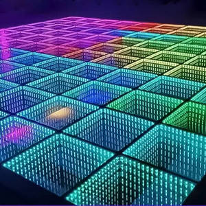 Phong cách mới 3D LED gương sàn nhảy disco ánh sáng sân khấu đám cưới cho tiệc cưới Nordic phòng ngủ khách sạn hiện đại - Product Image 4