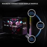 Sistema de Refrigeración Líquida para PC Gaming Thermalright Wonder Vision 360 UB con Pantalla Grande de 6.67'' para Reproducción de Video DIY para LGA1700
