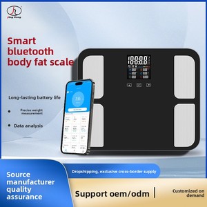 <span class=keywords><strong>Balance</strong></span> intelligente pour l'analyse de la <span class=keywords><strong>graisse</strong></span> corporelle, écran numérique en verre trempé, mesure le poids, enregistre la fréquence cardiaque, l'équilibre corporel, 180 kg - Product Image 4