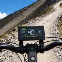 Computadora para Bicicleta H6C, Velocímetro con Pantalla Impermeable y Alertas de Error para Bicicletas Eléctricas, para Condiciones Climáticas Adversas, para KIRIN V4 MAX