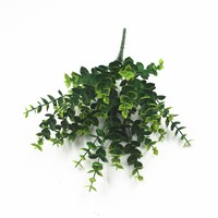Plante d'eucalyptus artificielle YL de haute qualité, feuilles en plastique écologiques, durable, décoration intérieure et extérieure, design à 7 feuilles