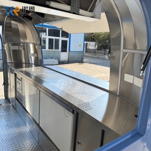 Rimorchio per Alimenti in Acciaio Inox, Rimorchio per Caffè e Bevande con Layout Personalizzato per Attività di Caffetteria Mobile - Product Image 2