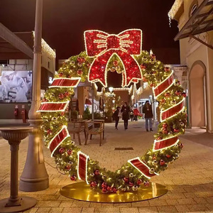 Luci LED Giganti in PVC IP65 da 3m per Decorazioni Natalizie, Babbo Natale Artificiale Cantante e Oscillante, Ghirlanda Natalizia per Centri Commerciali - Product Image 5