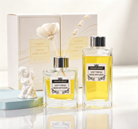 Diffuseur de parfum de luxe écologique 180 ml 250 ml, flacon en verre ambré pour huiles essentielles, flacon de parfum, flacon diffuseur à bâtonnets