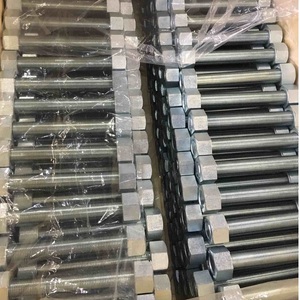 Bơm vỏ din835 m33x250mm M30 M36 2D chủ đề Stud A2-70 thép không gỉ với 2 Hex Nuts cho nước biển bơm, Stud với các loại hạt - Product Image 3