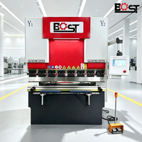 Presse plieuse hydraulique BOST TP10S pour le traitement de tôles, machine de pliage de plaques métalliques, plieuse automatique CNC