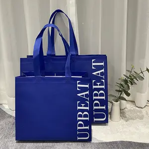 Reusable Customized Packaging Cheap Promotional Full Printing Polypropylene Laminated Non Woven Shopping Tote Rpet PP Woven Bag