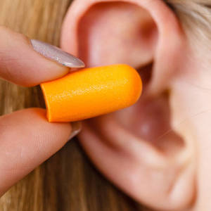 Bouchons d'oreille en vrac souples, couleur personnalisée, mousse réutilisable, réduction du bruit, bouchons d'oreille <span class=keywords><strong>Peltor</strong></span> pour dormir, étudier, Construction, Logo personnalisé - Product Image 3