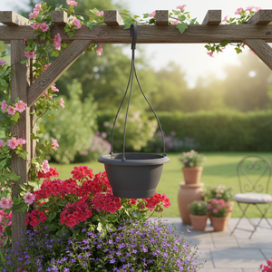 RESPANA W 4L. Vaso da fiori, dimensioni (mm) 208x208x125, colore antracite - Product Image 3
