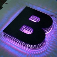 Indoor Outdoor Business Company Büro Logo Zeichen Led Werbung Illuminating Metal Letters Sign