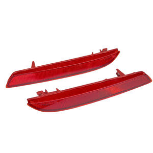 Lente Reflectora Trasera para Honda CRV 33505-SLJ-013 33555-SLJ-013, Rectangular, Plana, ABS, Instalación con Clic, LED 5050 - Product Image 2