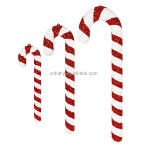 Modern <b>Christmas</b> <b>Tree</b> Hanging Window Scene Layout Decoration Red and <b>White</b> Candy Crutch <b>Christmas</b> Supplies - Product Image 5
