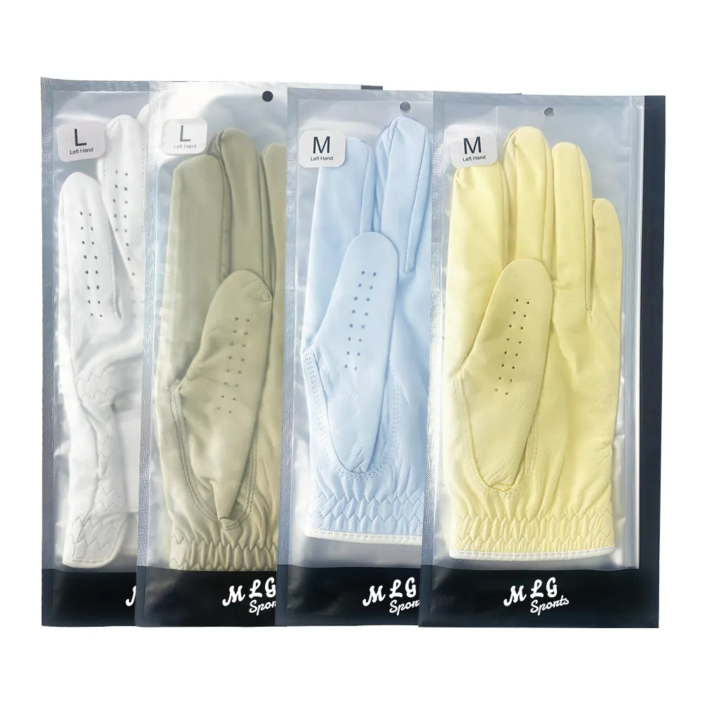 Guanti da Golf all'ingrosso guanti da Golf in pelle Cabretta con Logo personalizzato in morbida pelle per mancini Premium